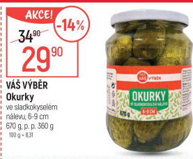 Okurky Váš Výběr