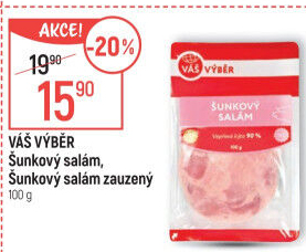 Salám šunkový zauzený váš Výběr