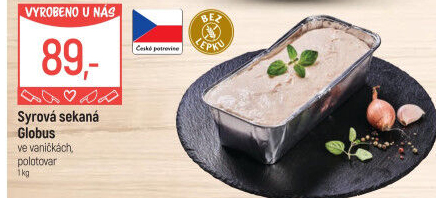 Sekaná syrová Globus