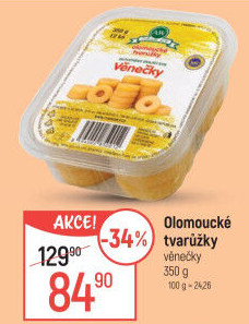 Sýr tvarůžky olomoucké věnečky A.W.