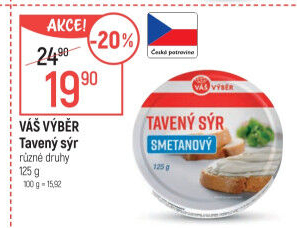 Tavený sýr Váš Výběr