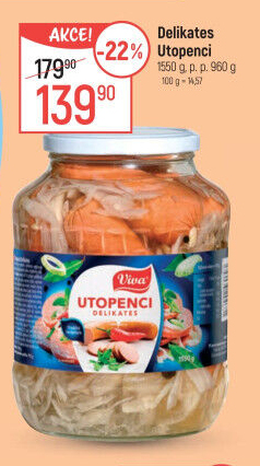 Utopenci delikates Viva