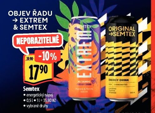 Semtex energetický nápoj