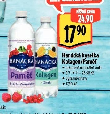 Hanácká kyselka Kolagen/Paměť
