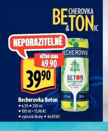 Becherovka Beton