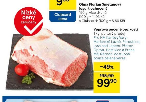 Vepřová pečeně bez kosti