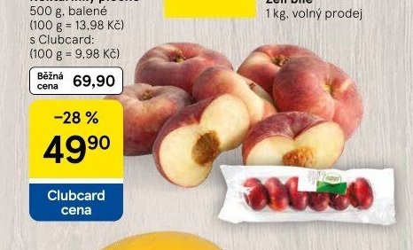 Tesco Nektarinky ploché