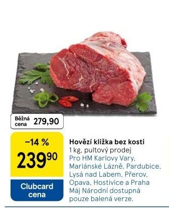Hovězí kližka bez kosti