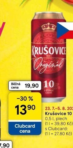 Krušovice 10 0,5 l