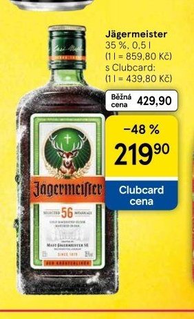 Jägermeister 35 %, 0,5 l