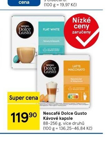 Nescafé Dolce Gusto Kávové kapsle 88-256 g, více druhů