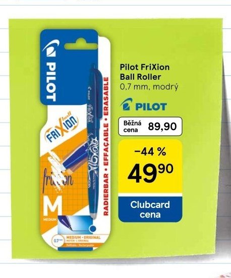 Pilot FriXion Ball Roller 0,7 mm, modrý