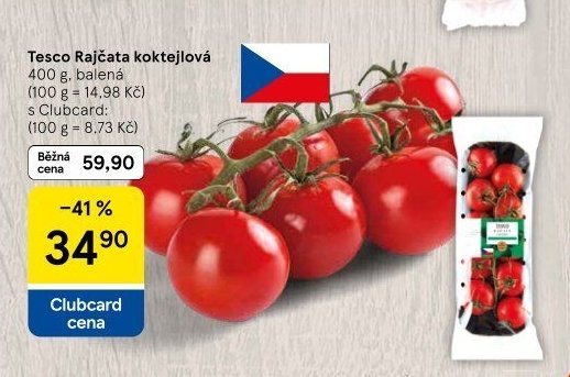 Tesco Rajčata koktejlová