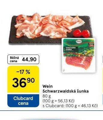 Wein Schwarzwaldská šunka