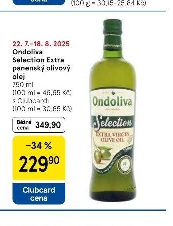 Ondoliva Selection Extra panenský olivový olej
