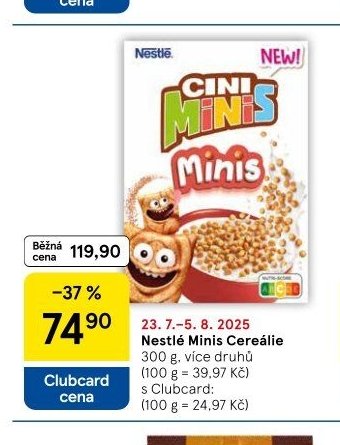Nestlé Minis Cereálie