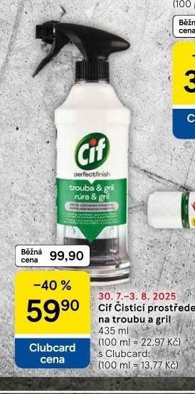 Cif Čisticí prostředek na troubu a gril