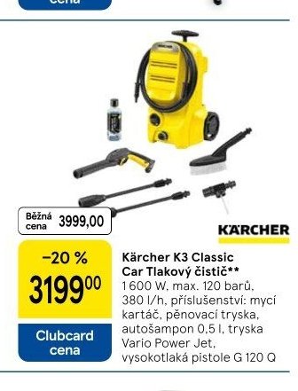 Kärcher K3 Classic Car Tlakový čistič