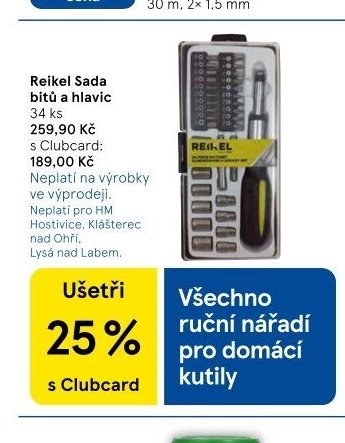 Reikel Sada bitů a hlavic