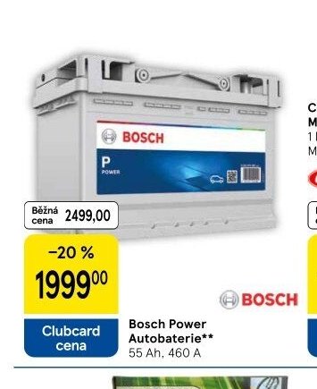 Bosch Power Autobaterie 55 Ah, 460 A