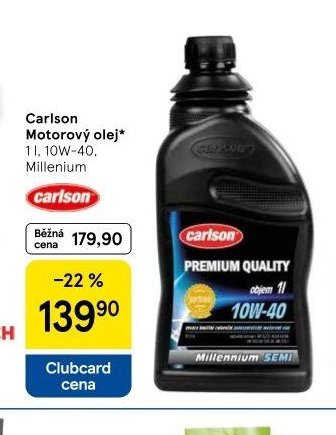 Carlson Motorový olej 11, 10W-40, Millenium