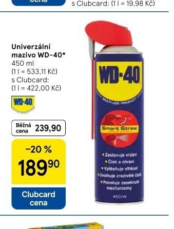 Univerzální mazivo WD-40 450 ml