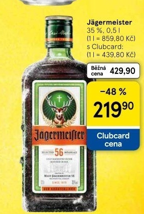 Bylinný likér Jägermeister