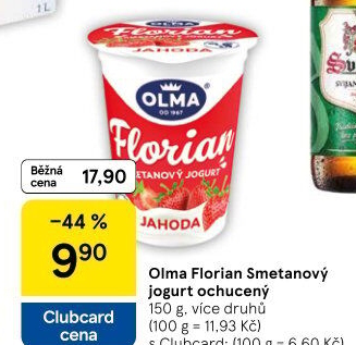 Jogurt smetanový Florian Olma