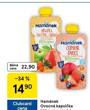 Kapsička ovocná Hamánek