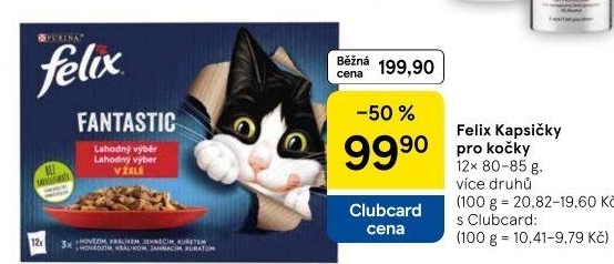 Kapsičky pro kočky Felix Purina