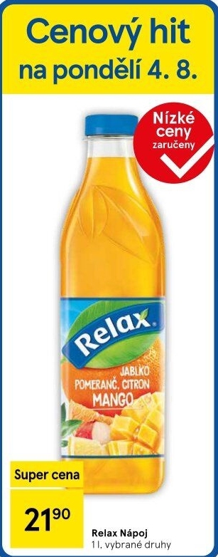 Nápoj ovocný Relax