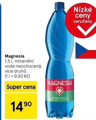 Přírodní voda Magnesia