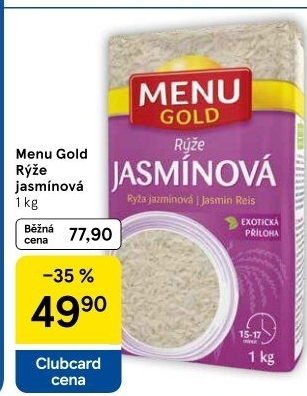 Rýže jasmínová Menu Gold