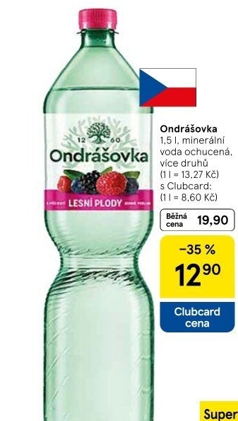 Voda ochucená Ondrášovka