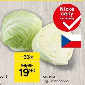 Zelí hlávkové bílé