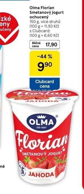 Olma Florian Smetanový jogurt ochucený