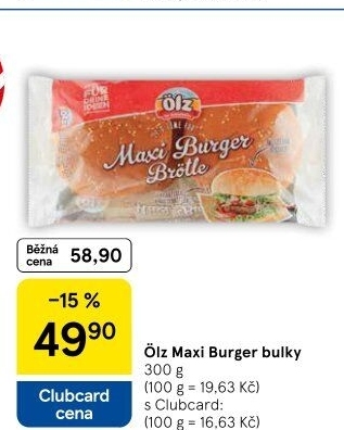 Bulky na hamburger Ölz