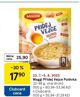 Instantní polévka Přidej vejce Maggi