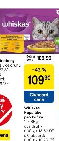 Kapsičky pro kočky Whiskas