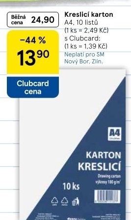 Kreslicí karton A4