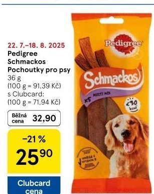 Pamlsky pro psy Schmackos Pedigree