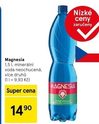 Přírodní voda Magnesia