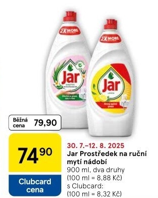 Prostředek na nádobí Jar