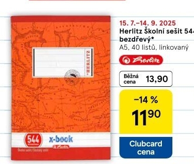 Školní sešit A5 Herlitz