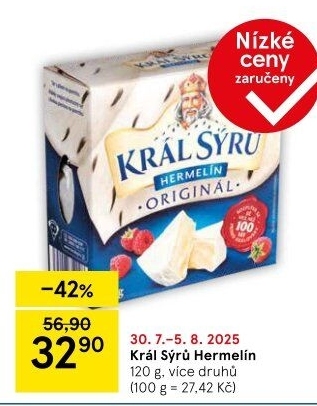 Sýr Hermelín Král sýrů