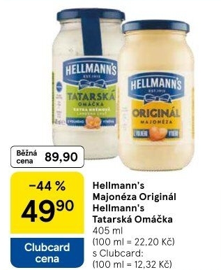 Tatarská omáčka Hellmann'