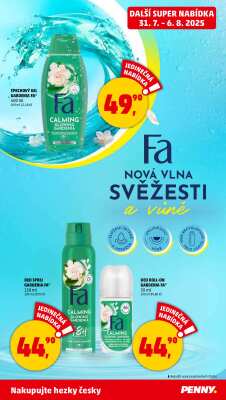 akční leták Penny Market 31.7.2025-6.8.2025