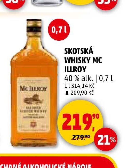 Skotská whisky Mc Illroy