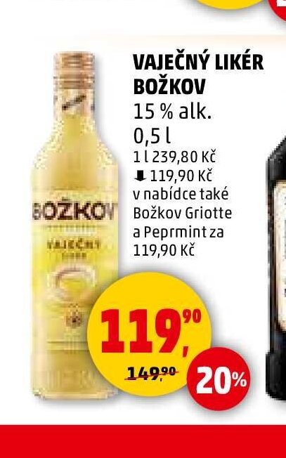 Vaječný likér Božkov
