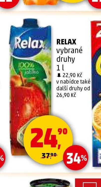 RELAX vybrané druhy